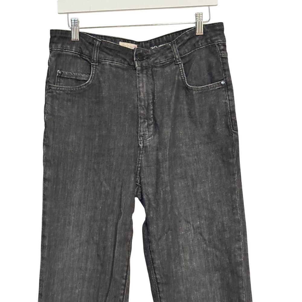 Pilcro Women’s Size 30 Black High Rise Slim Straight Leg Jeans - Picture 2 of 11